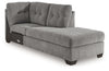 Marleton - Raf Corner Chaise - Gray