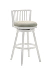 Harper - 30" Amber Glow Bar Height Rubberwood Swivel Barstool
