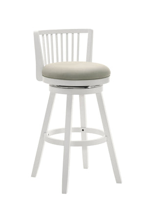 Harper - 30" Amber Glow Bar Height Rubberwood Swivel Barstool