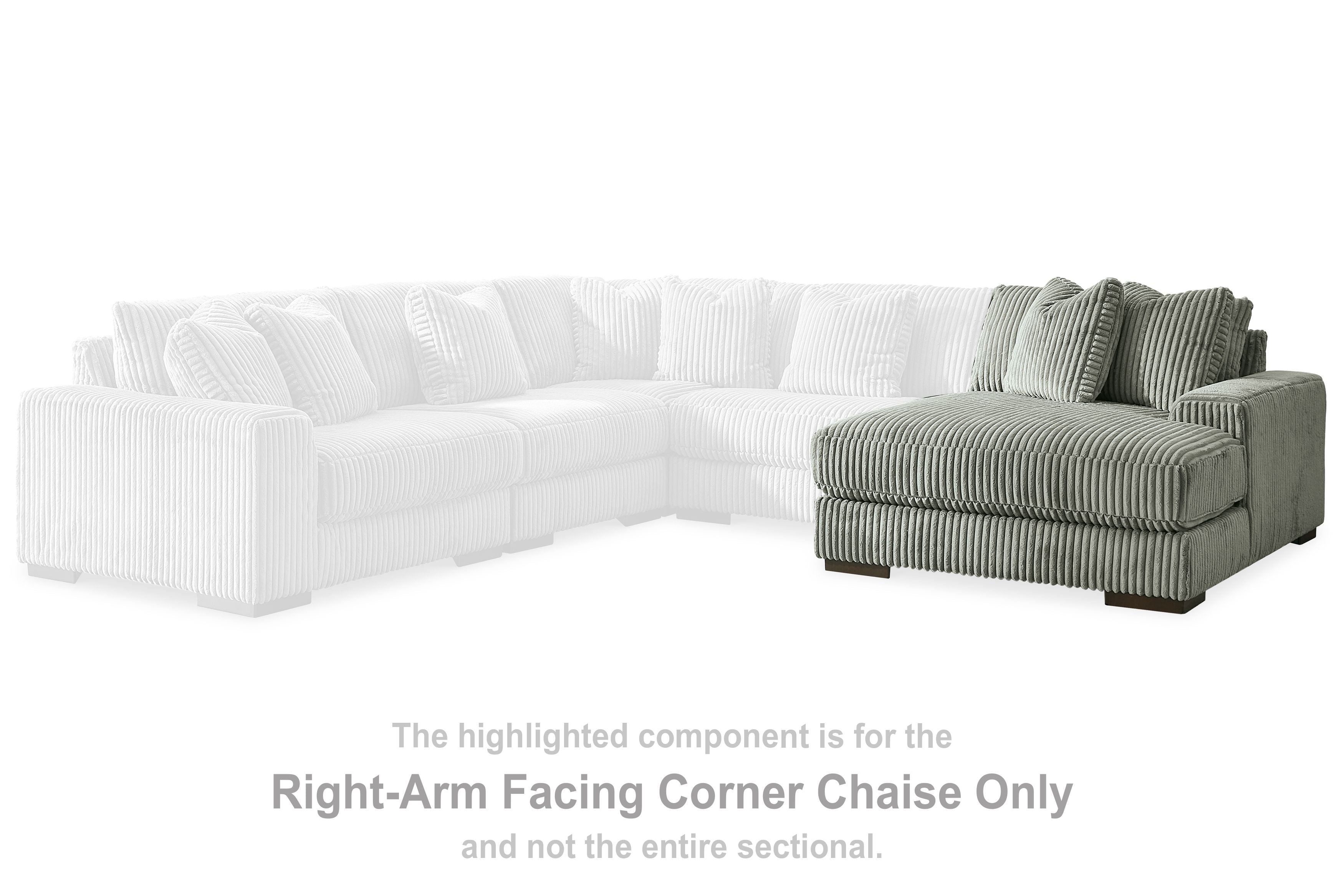 Lindyn - RAF Corner Chaise - Fog