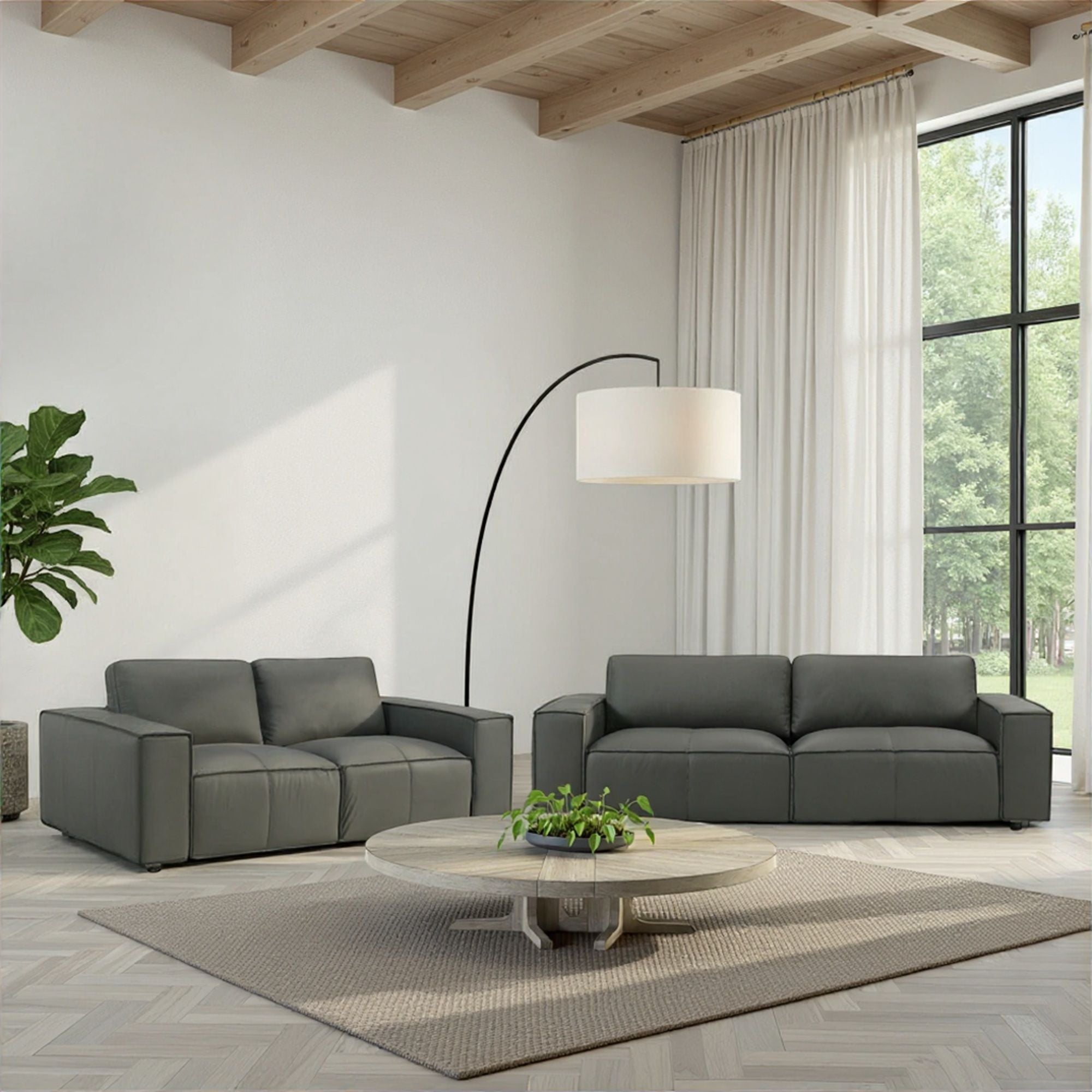 Clayton - 2-Piece Living Room Set (Sofa & Loveseat)