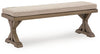 Laguna Heights - Bench With Cushion - Beige