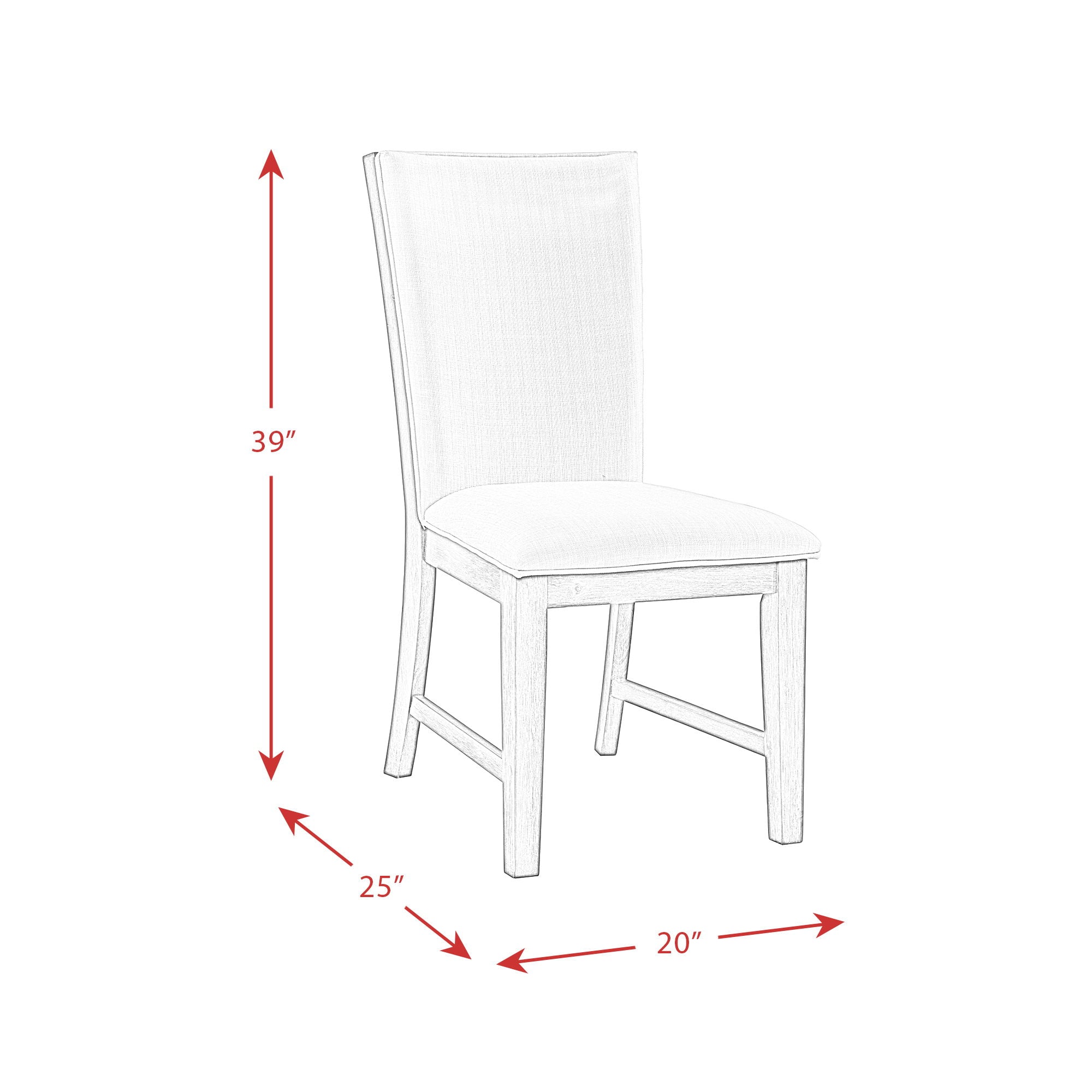 Grady - Upholstered Side Chair (Set of 2) - Walnut
