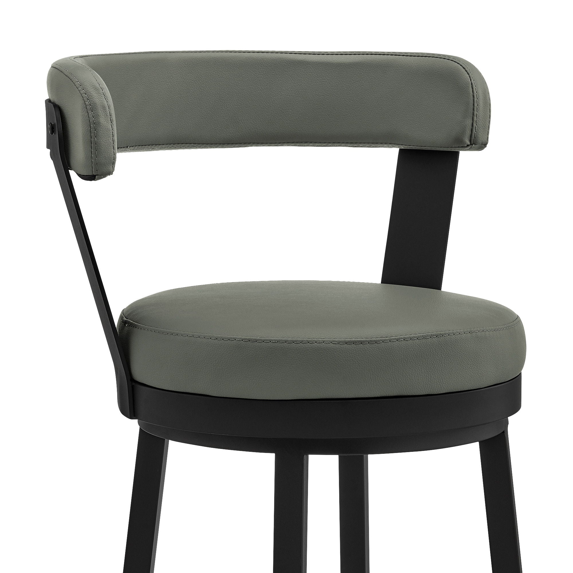 Kobe - Swivel Bar Stool - Black Finish