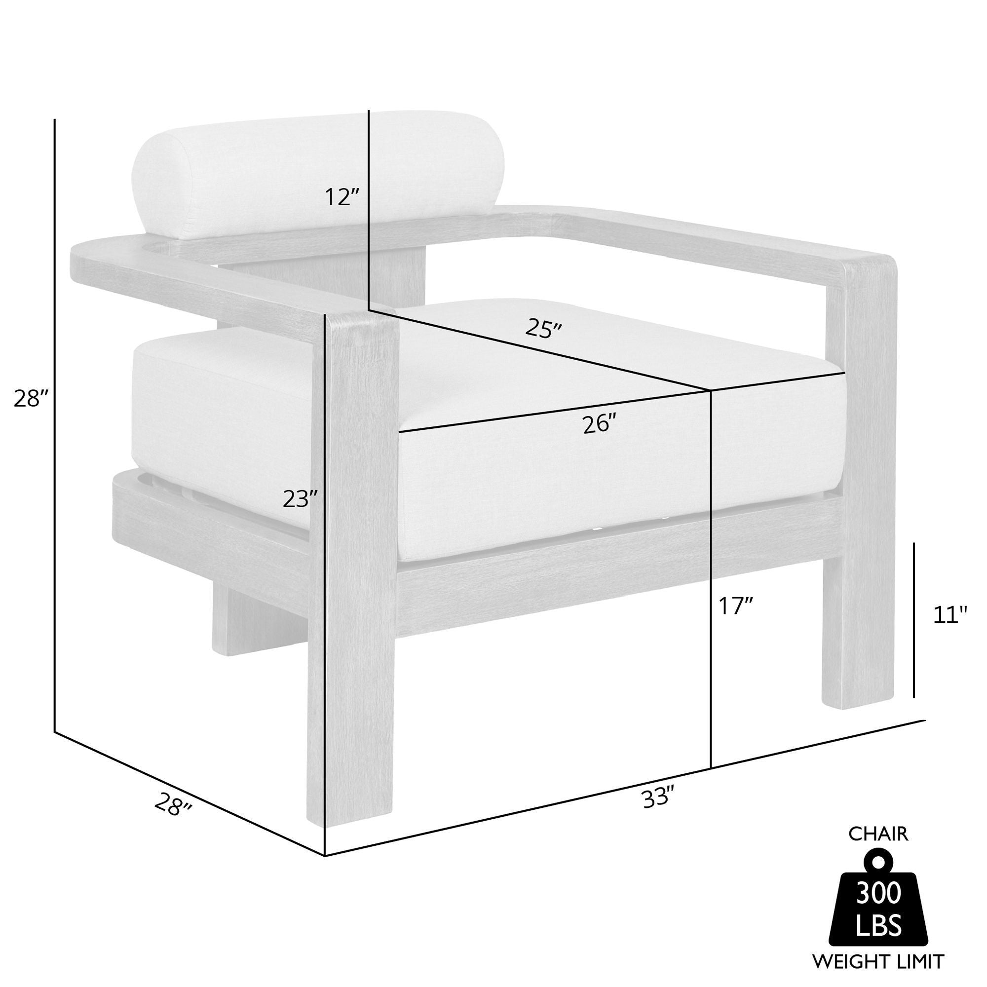Relic - Outdoor Patio Chair - Weathered Eucalyptus / Taupe
