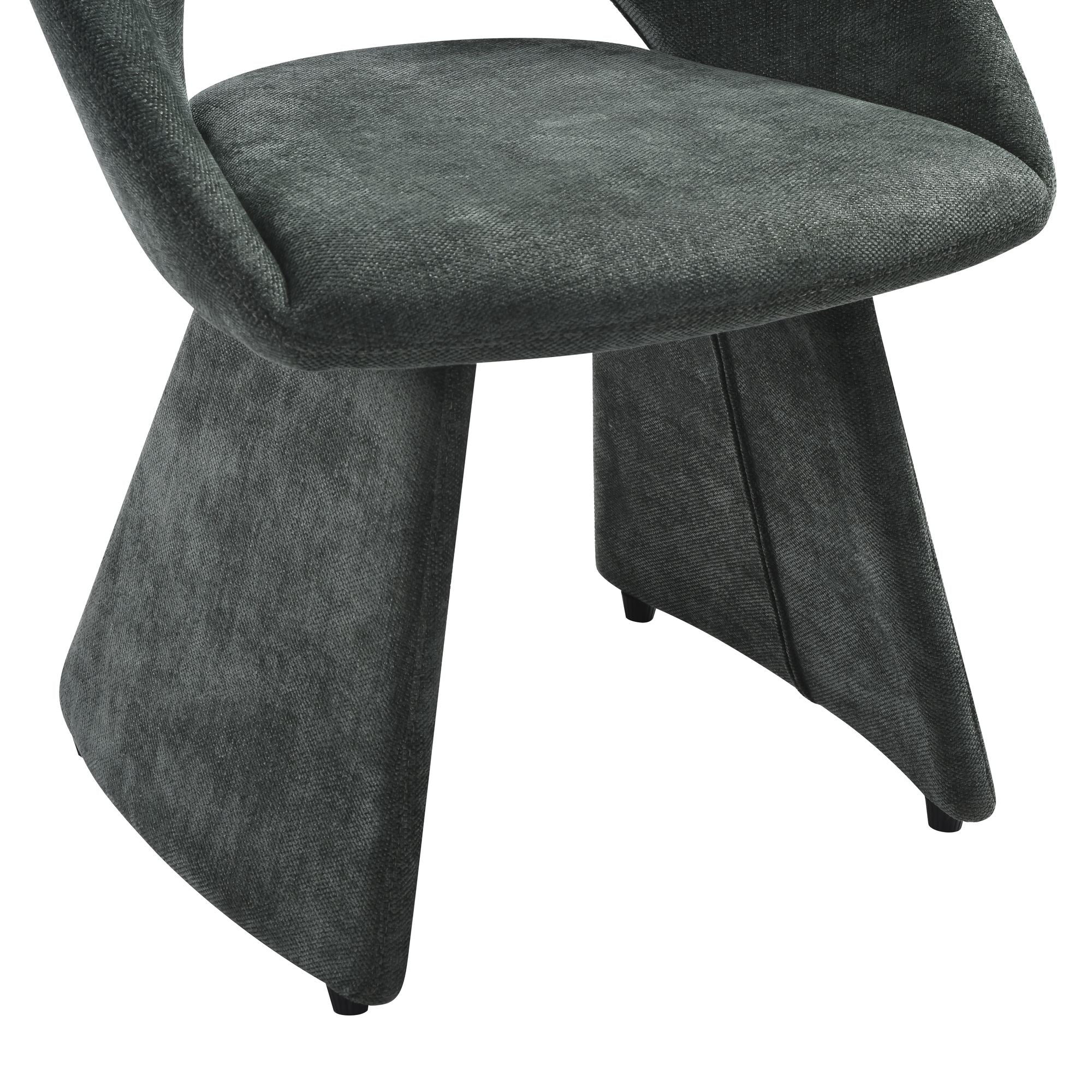 Angelina - Modern Curved Back Upholstered Dining Chair