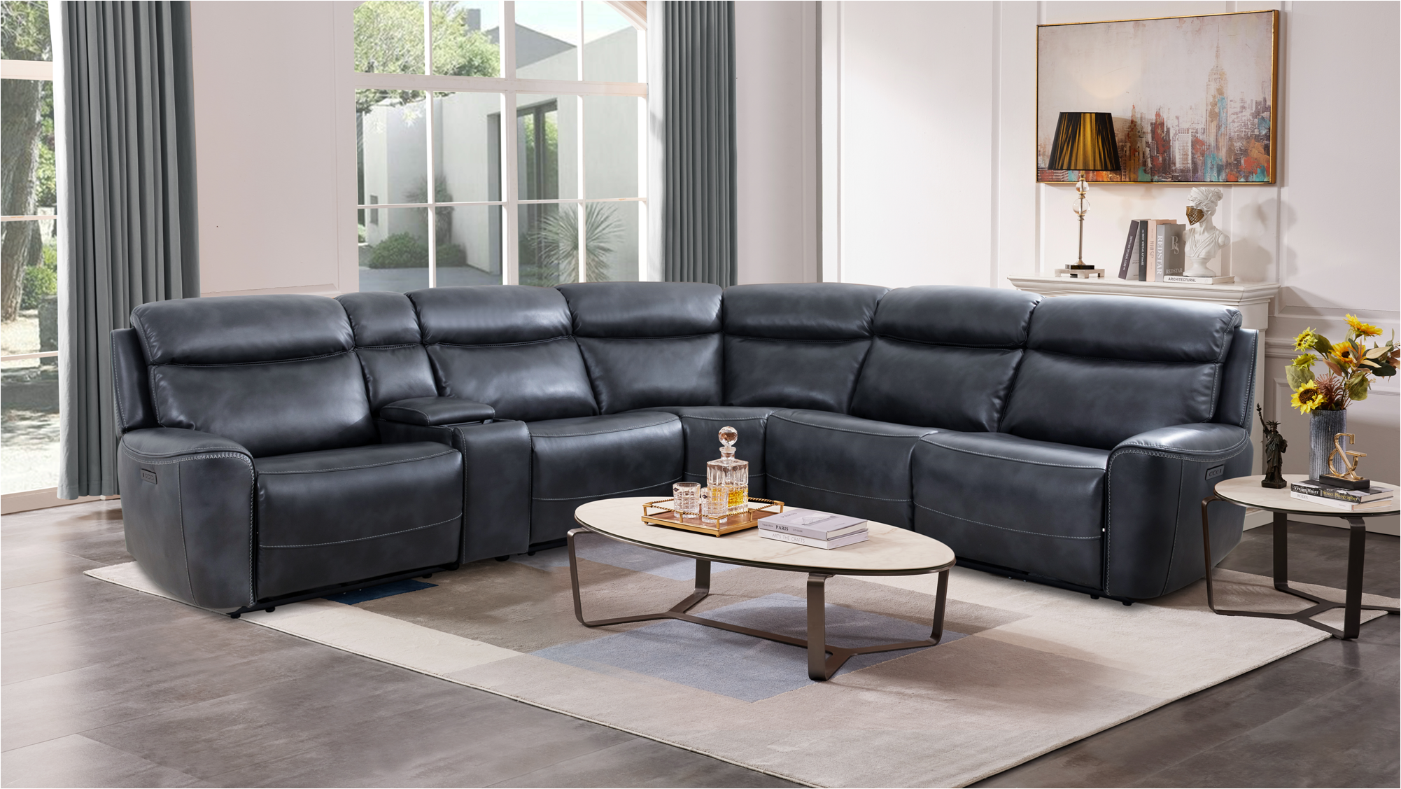 Mega CMS 70289 - 6PC SECTIONAL Cheers