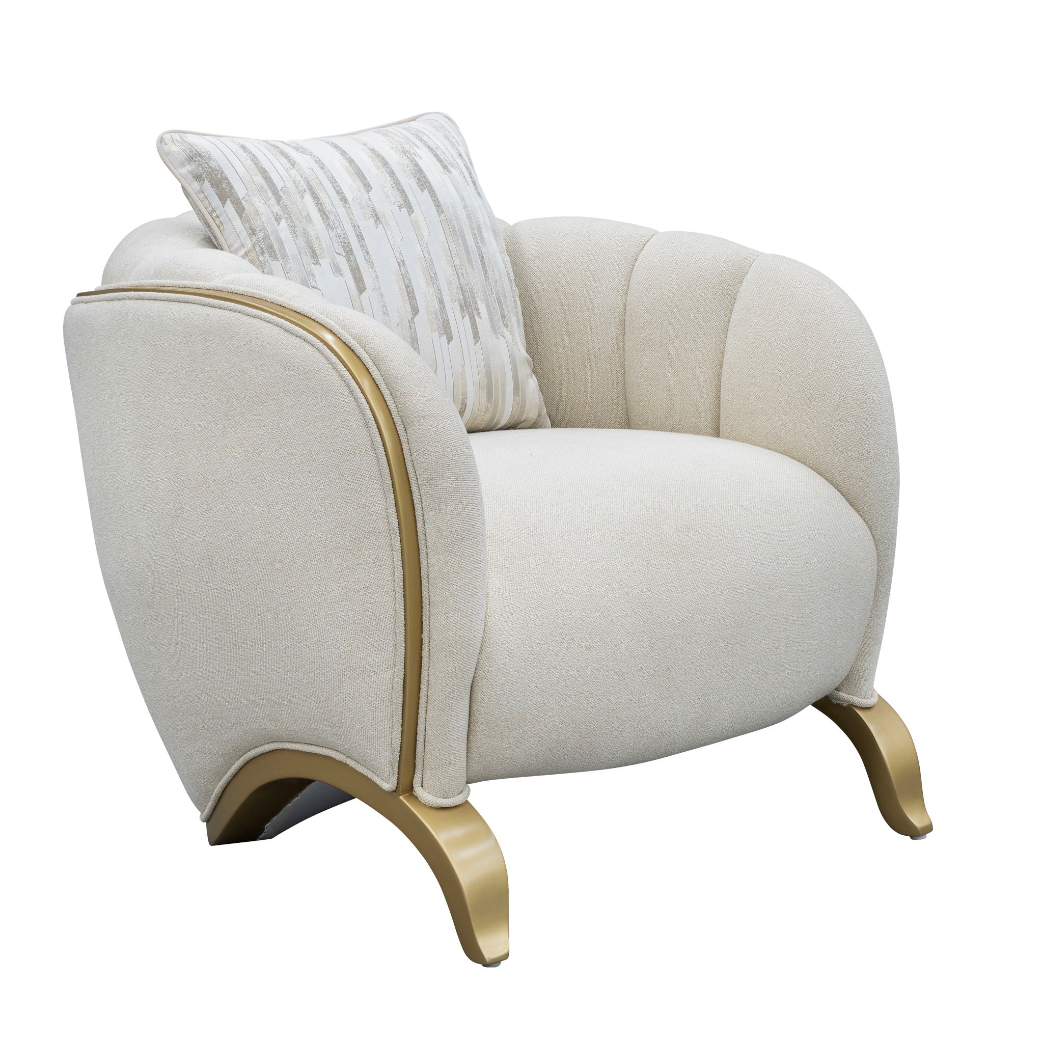 Scotts Square - Matching Chair - Cornsilk / Light Champagne