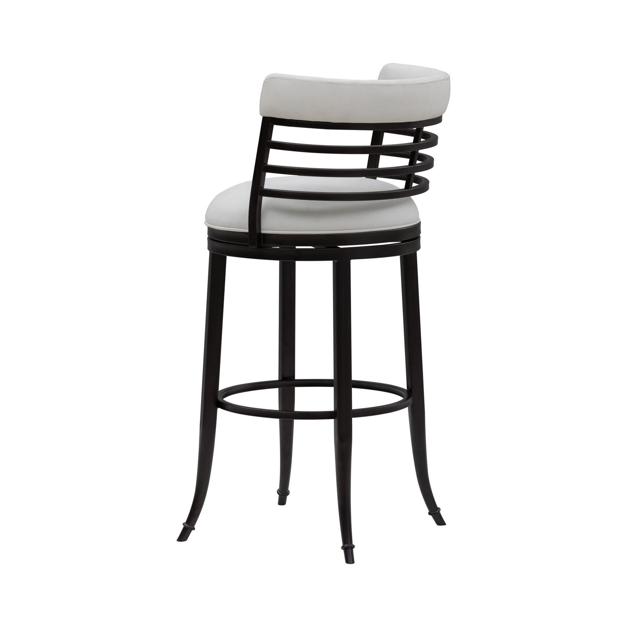 Telia - Upholstered Swivel Bar Height Barstool
