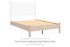 Cadmori - Full Panel Footboard With Rails - Tan
