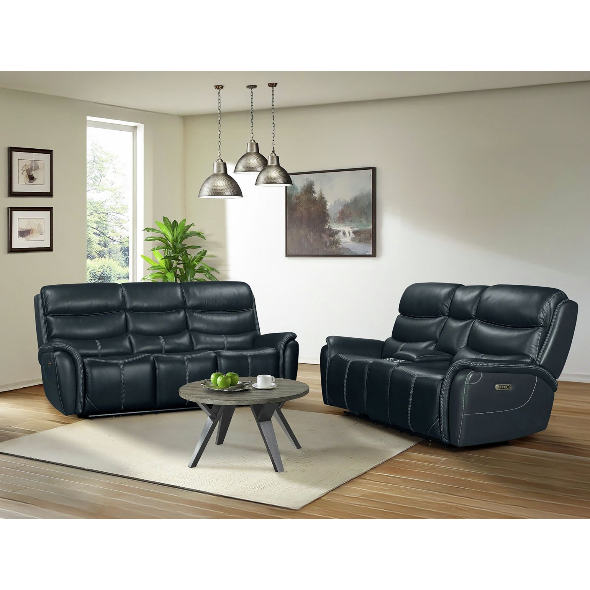Aruba - Power Motion Loveseat With Power Headrest And Console