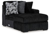 Midnight-Madness - Raf Corner Chaise - Onyx