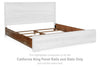 Dressonni - California King Panel Rails and Slats - Brown