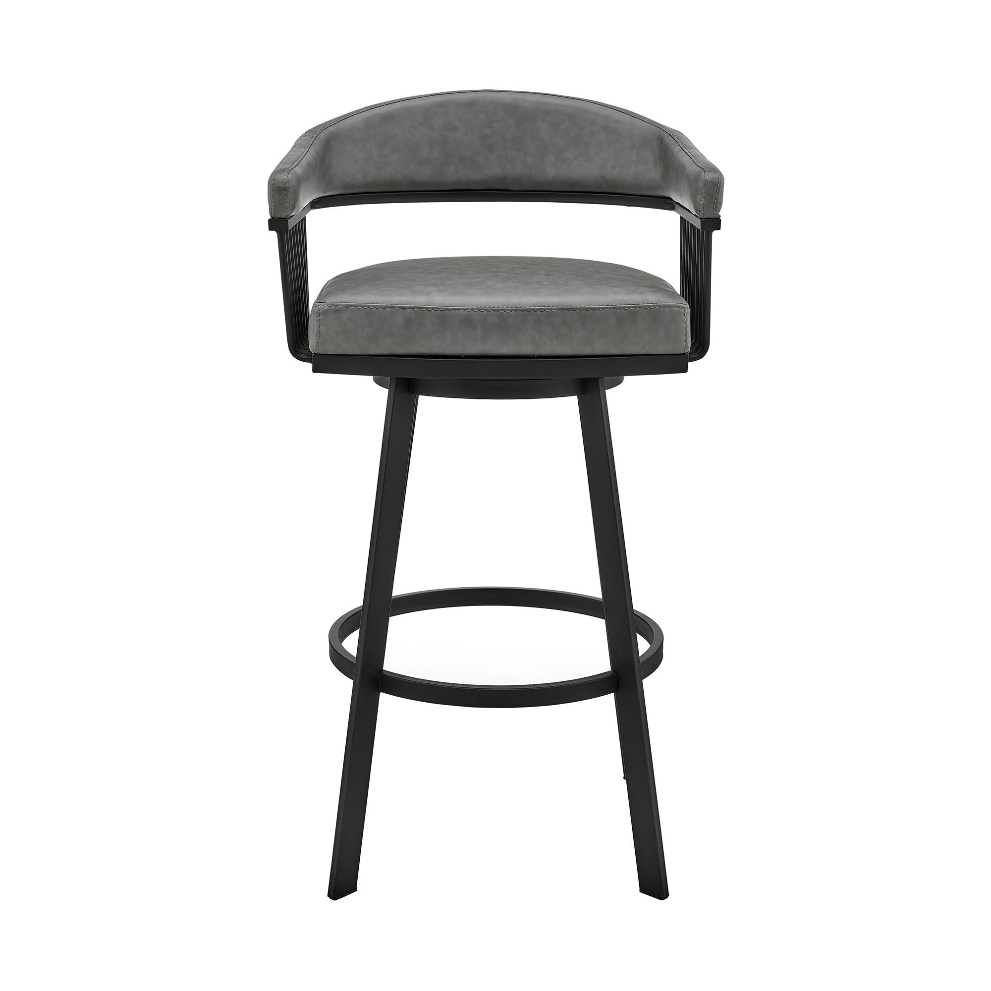 Bronson - Swivel Bar Stool - Black Finish