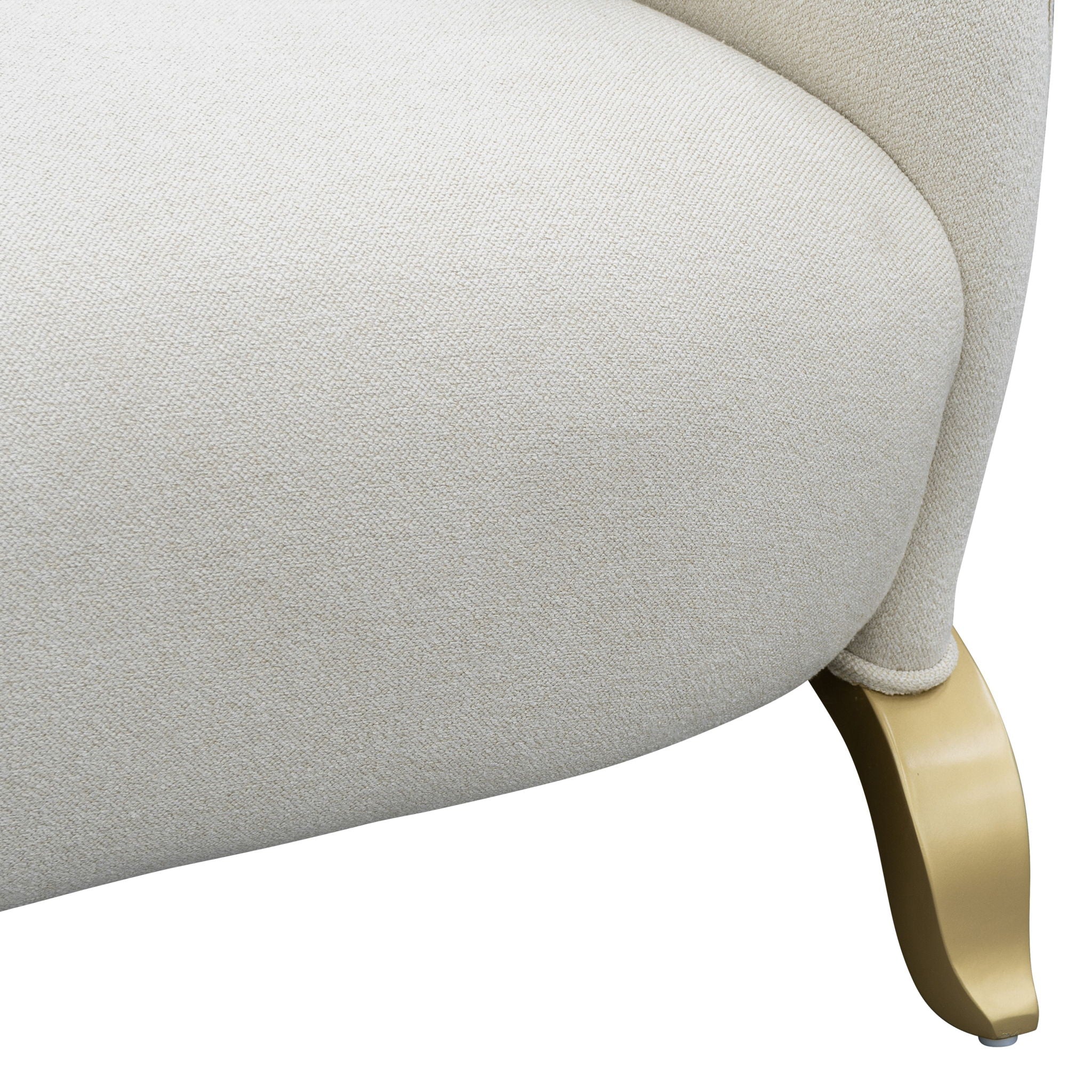 Scotts Square - Loveseat - Cornsilk / Light Champagne