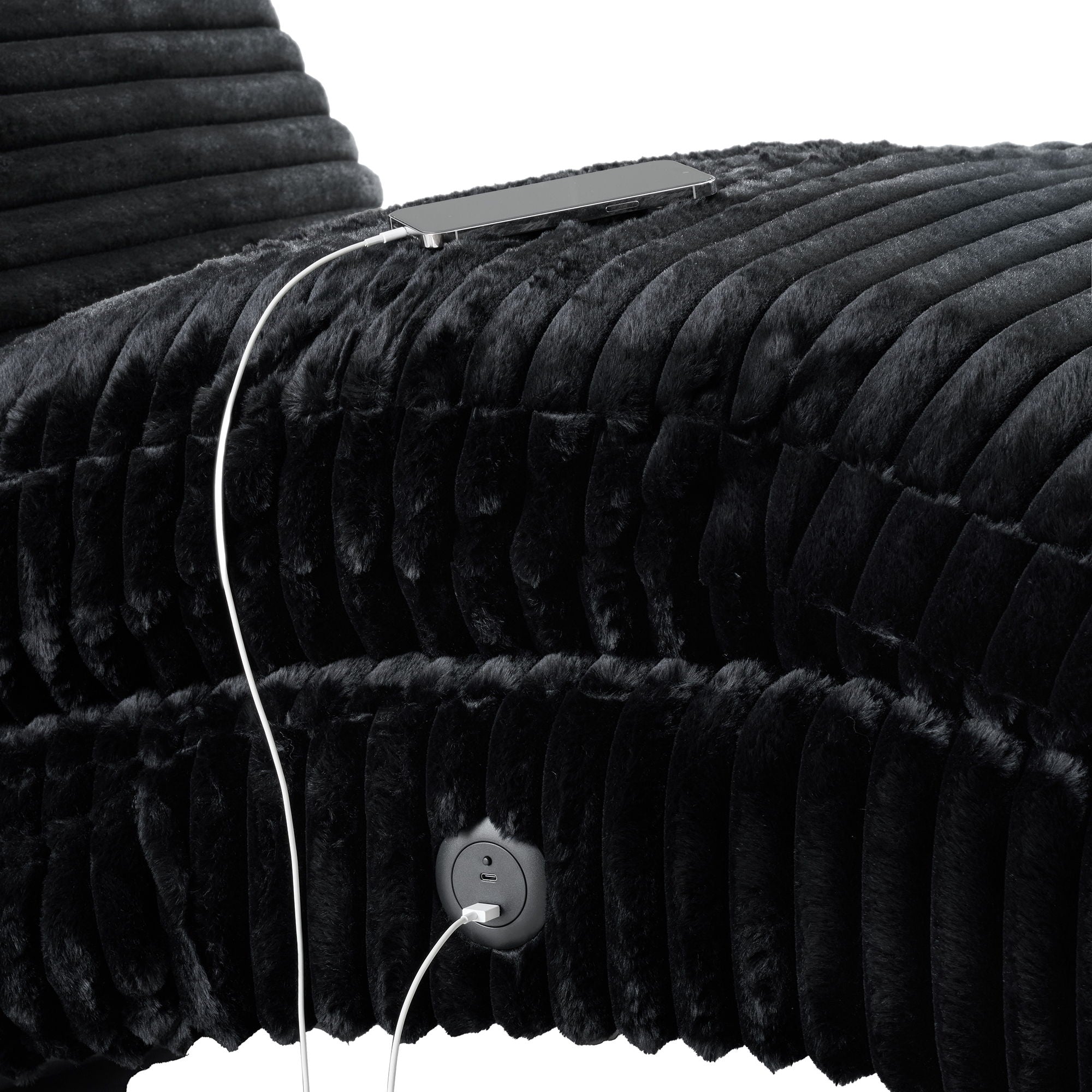 Nori - Chaise With Heat Massage, USBC, LED