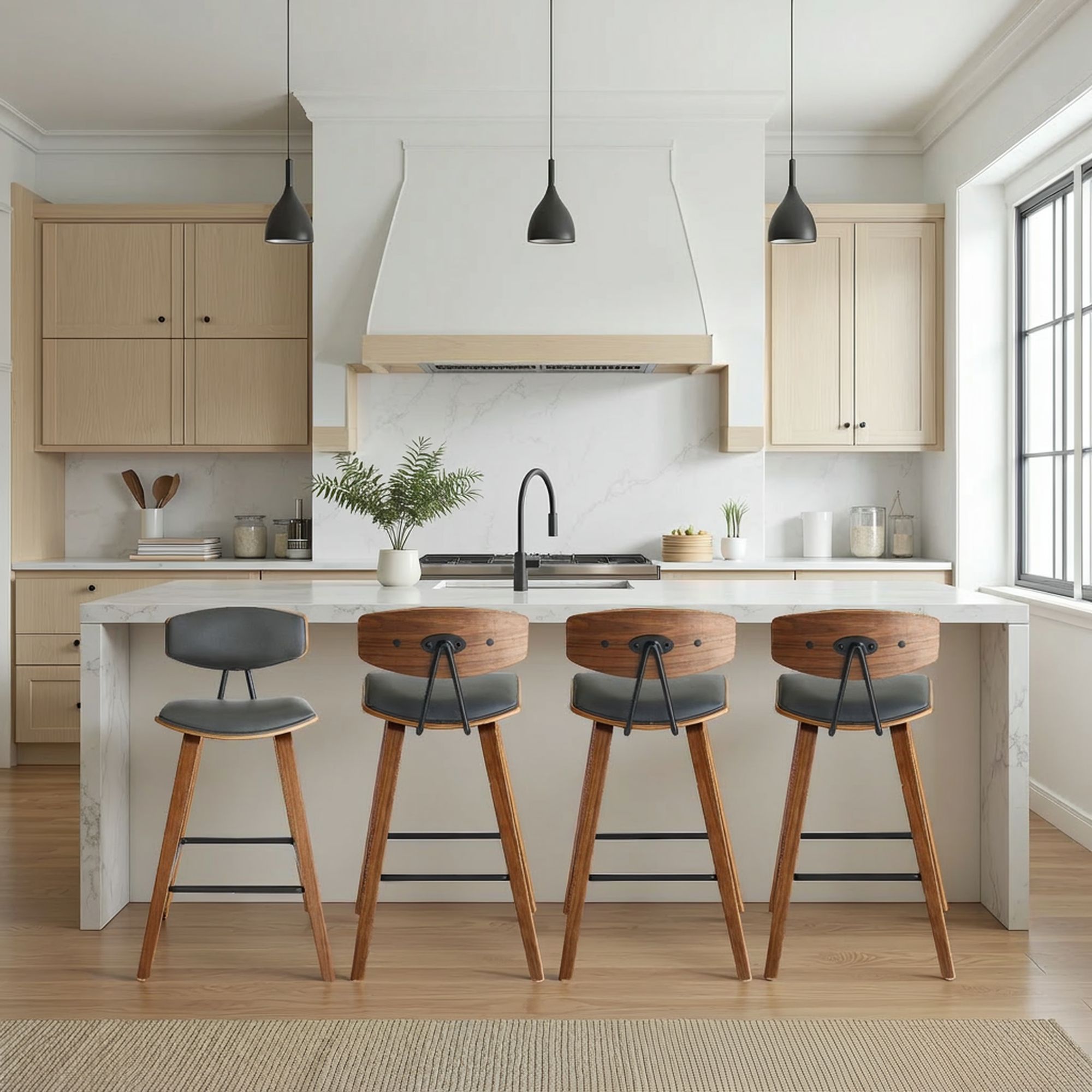 Fox - Mid-Century Counter Stool