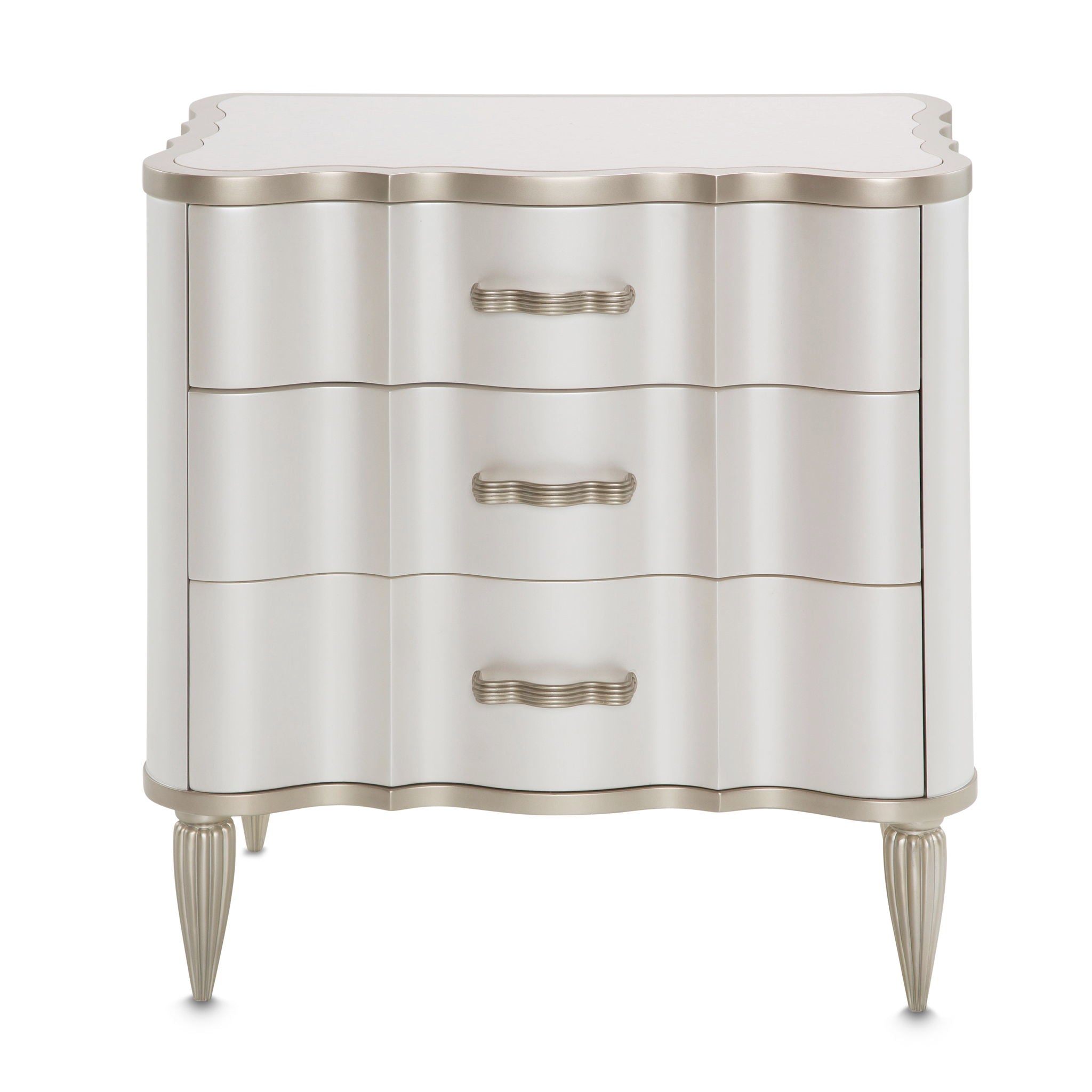 London Place - Nightstand - Creamy Pearl