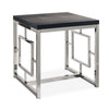 Ezra - 24" End Table - Chrome