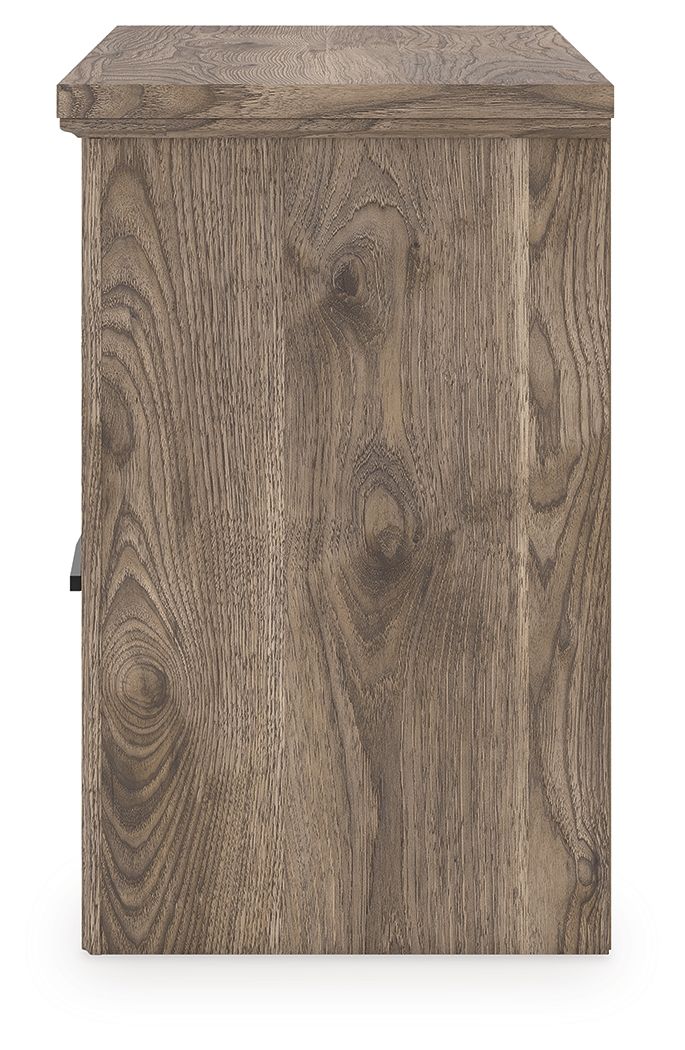 Rusticott - Two Drawer Night Stand - Brown