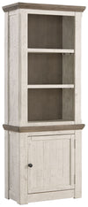 Havalance - Right Pier Cabinet - Brown / Beige