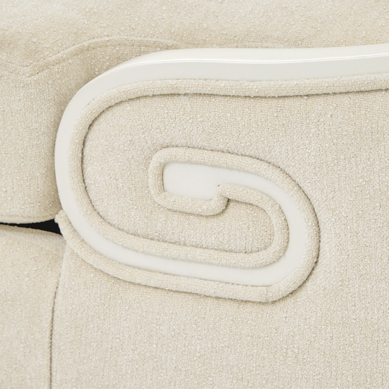 La Marisia - Chenille Chaise - Tranquil / Light Champagne
