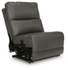 Bleckley - Power Armless Recliner With Adjustable Headrest - Anchor