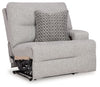 Acklen Place - Raf Zero Wall Power Recliner - Pewter