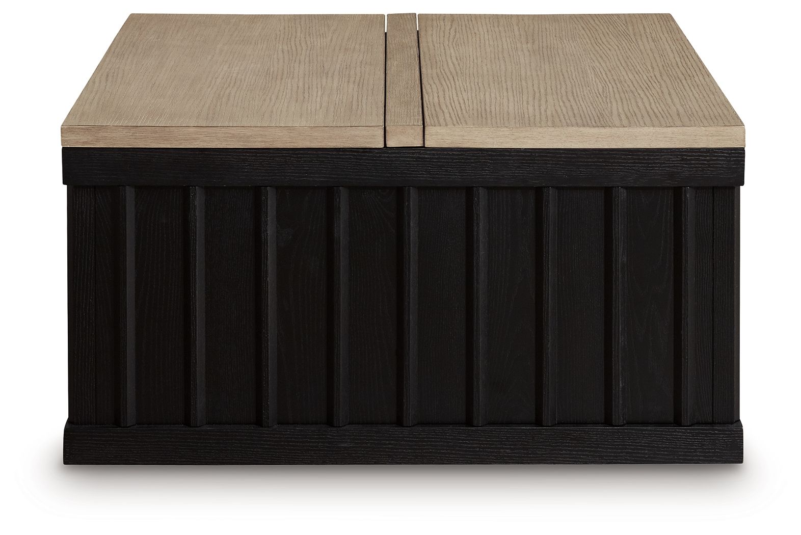 Rylandyn - Lift Top Cocktail Table - Black / Light Brown