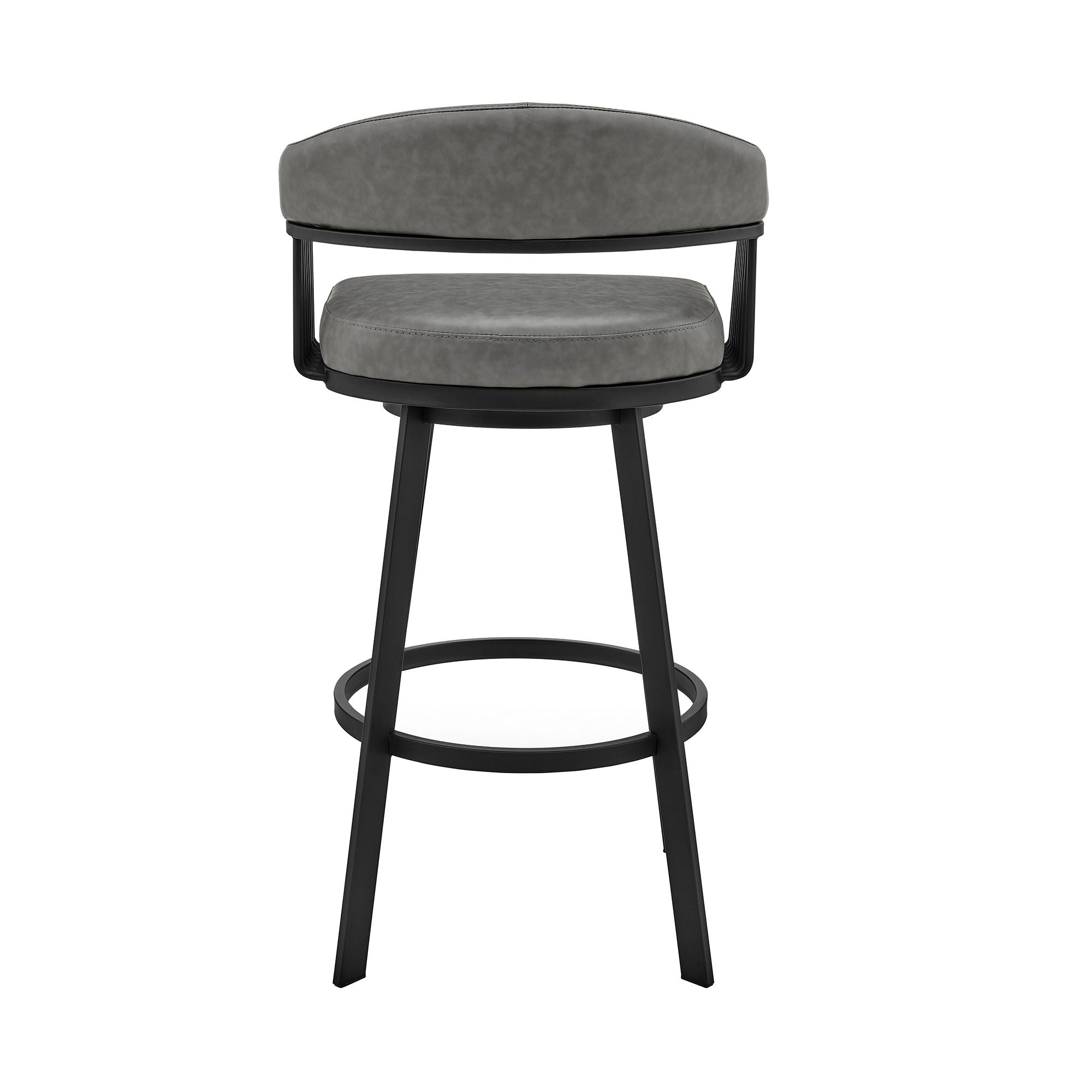 Bronson - Swivel Bar Stool - Black Finish