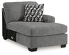 Birkdale Court - Raf Corner Chaise - Gray
