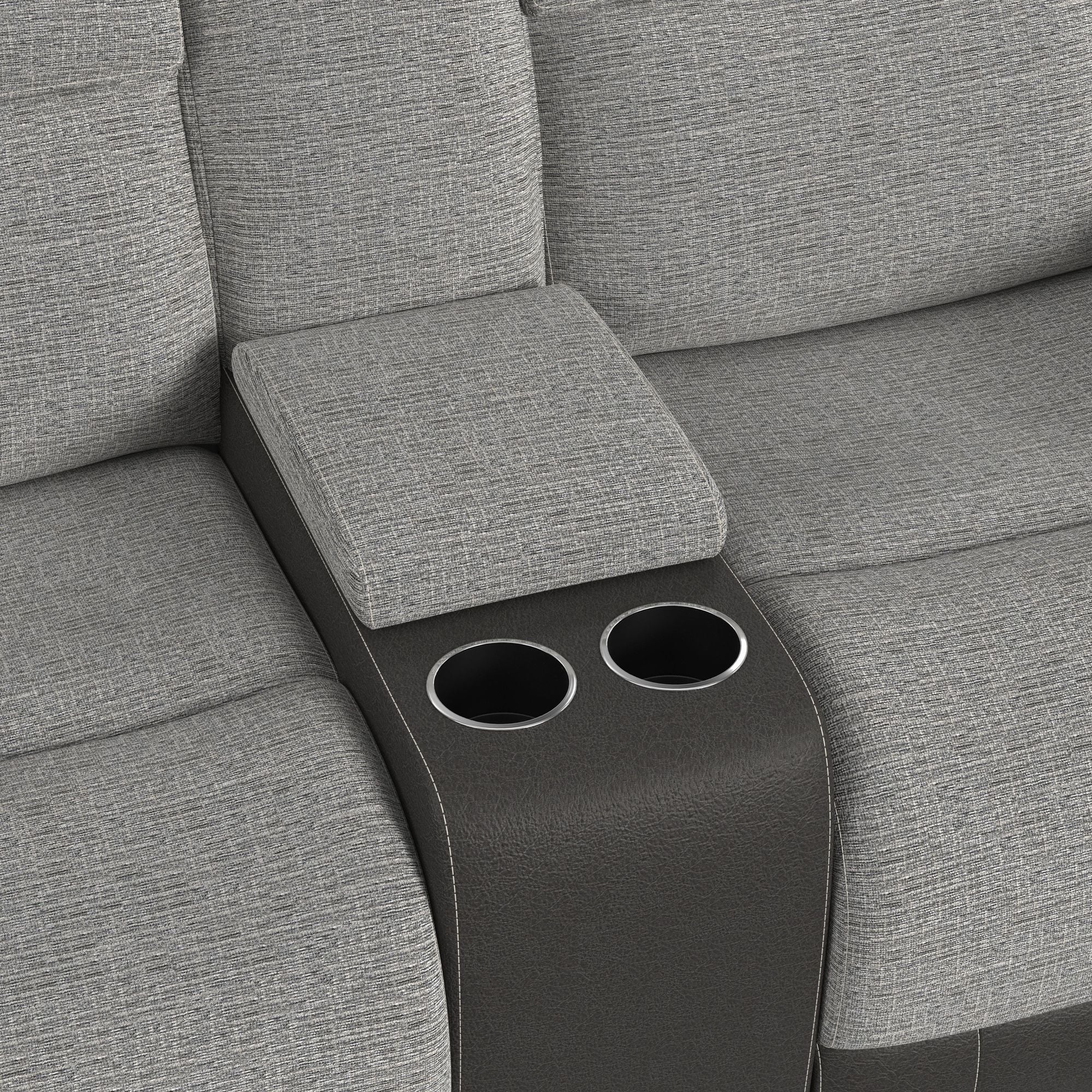 Hornet - 3 Piece Sectional Set With Console And 2 Recliners