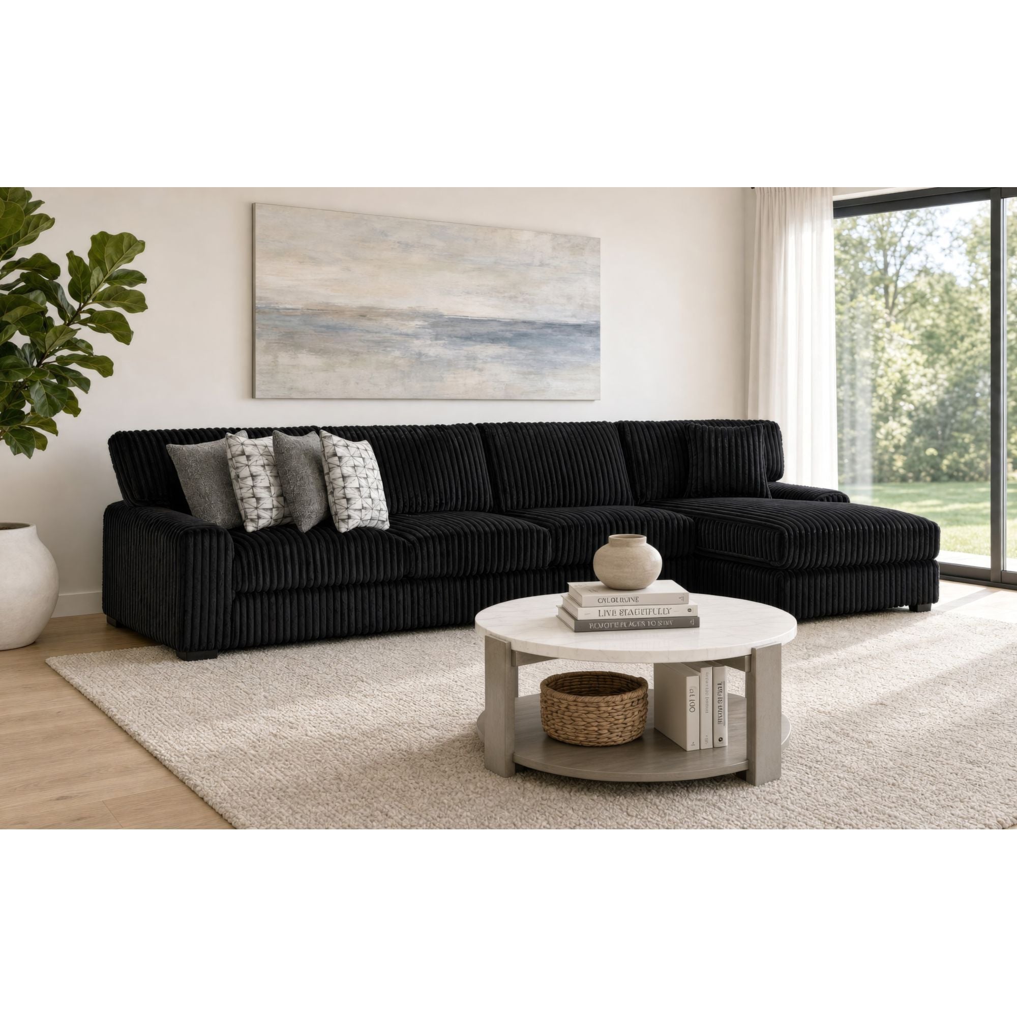 Nightfall - Sectional Set With 1 Pillow