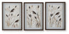 Honslow - Wall Art Set (Set of 3) - Brown / Black / White