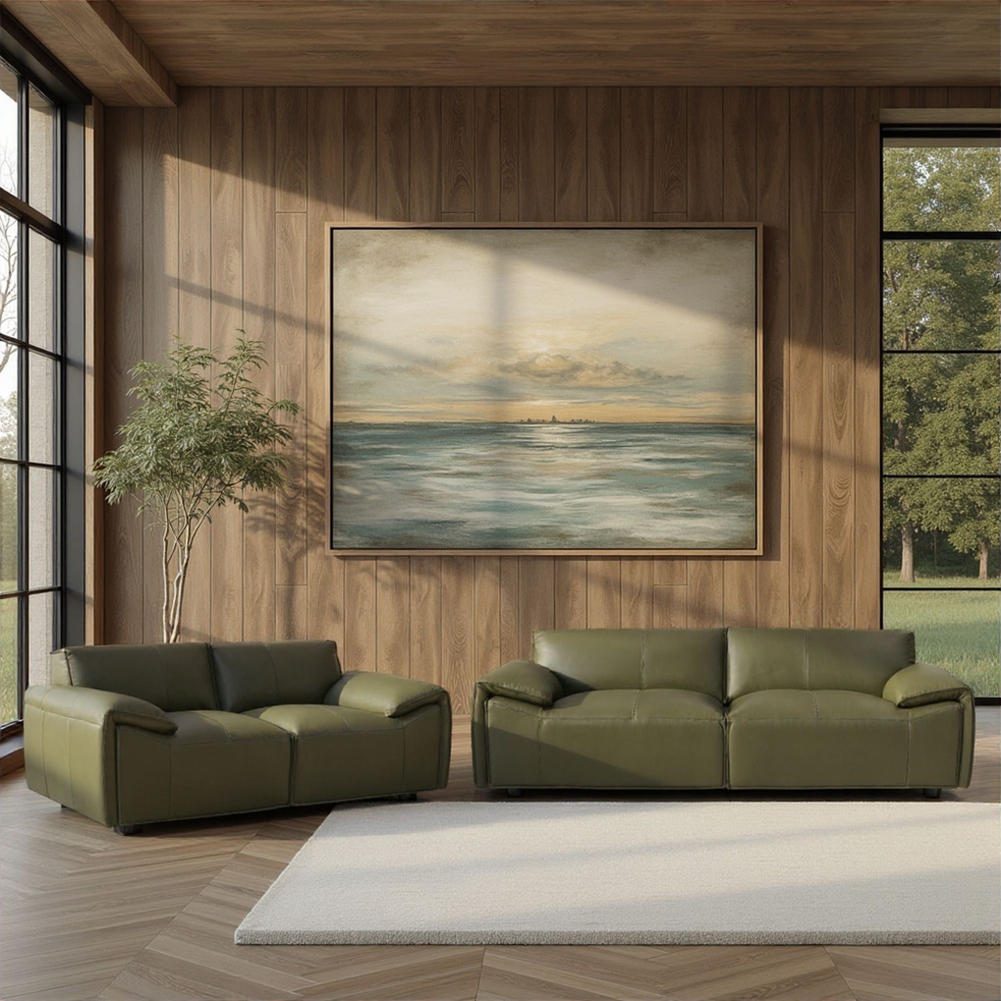 Tanner - 2-Piece Living Room Set (Sofa & Loveseat)