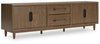 Roanhowe - Extra Large TV Stand - Brown