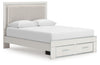 Zuraleus - Upholstered Panel Platform Storage Bed