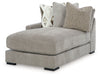 Aslan Court - Laf Corner Chaise - Pebble