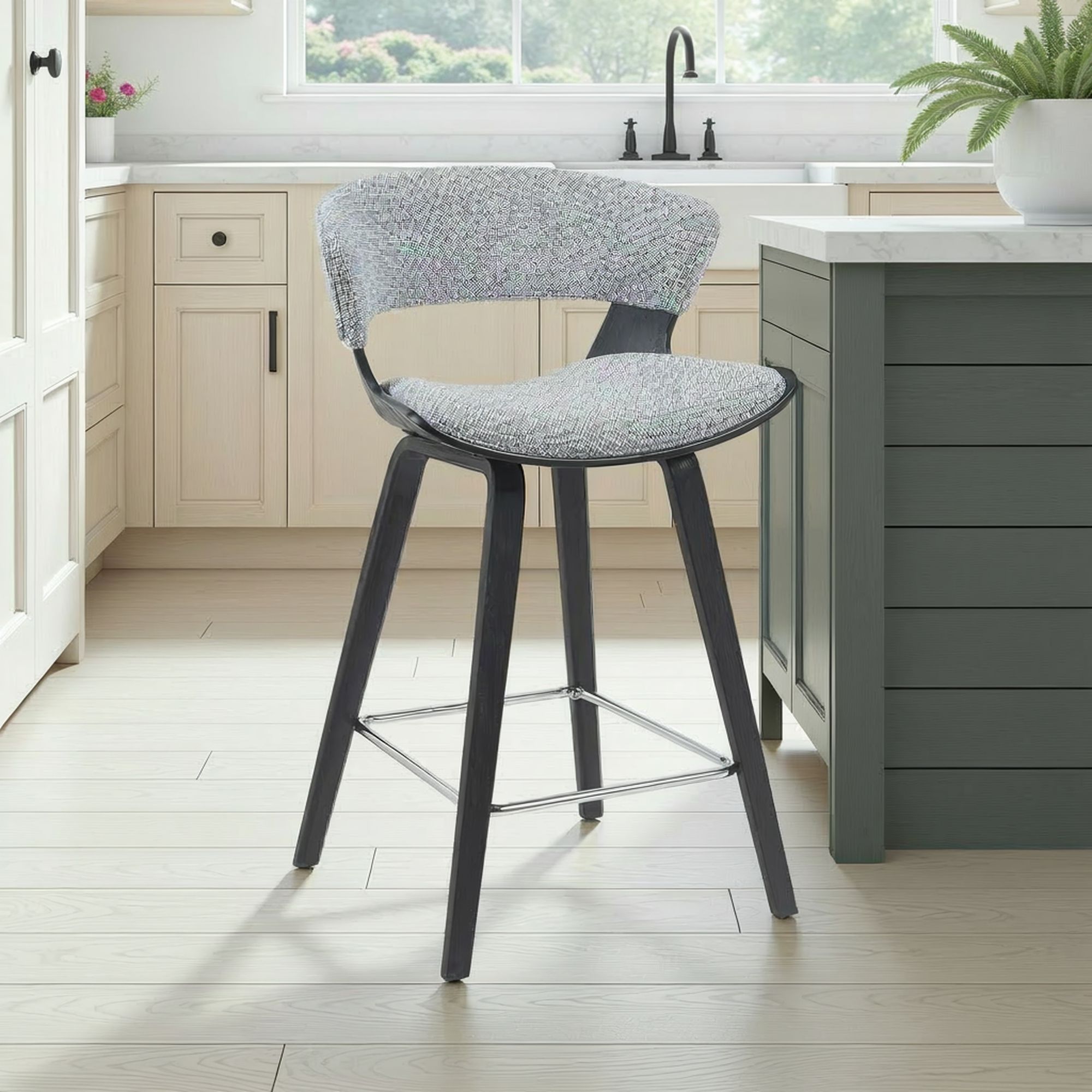 Jagger - Modern Barstool With Black Frame