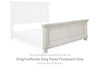 Robbinsdale - King/Cal King Panel Footboard - Antique White