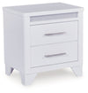 Jarlee - Two Drawer Night Stand - White