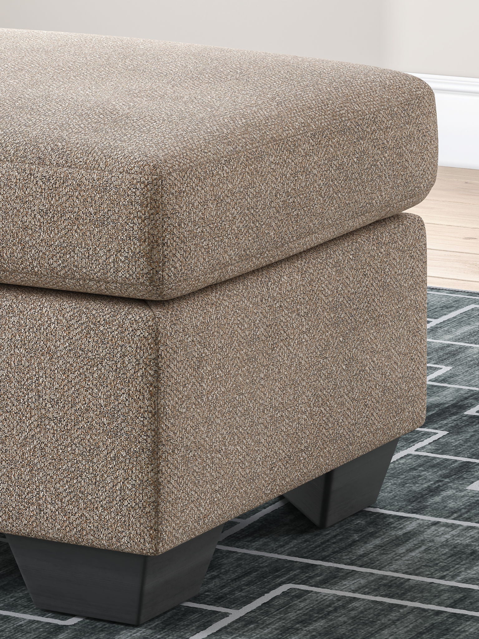 Triston-Peaks - Ottoman - Suede