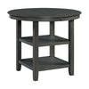 Amherst - Counter Table With Wood Leg - Gray Finish