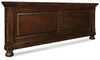 Porter - King/Cal King Panel Footboard - Rustic Brown