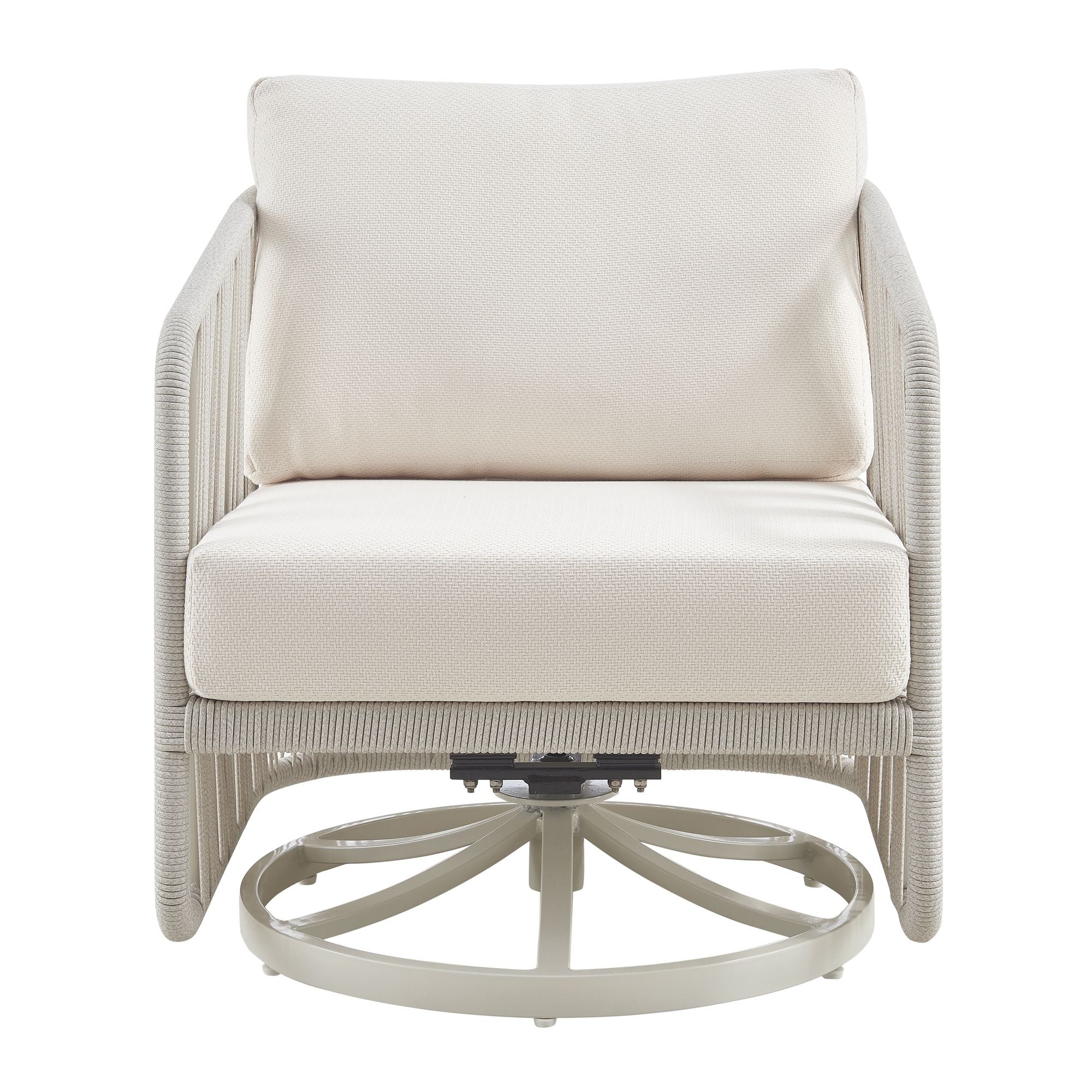 Breeze - Powder Coated Metal Outdoor Conversation Set With Cushions