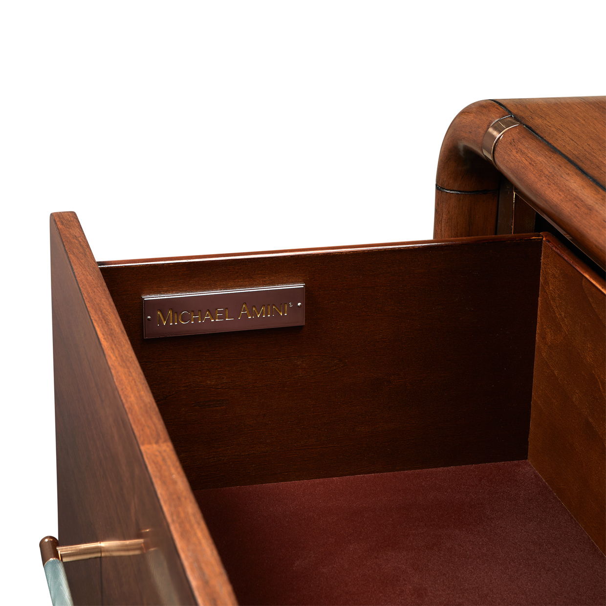 Mason Park - Chest With Storage Mirror - Umber