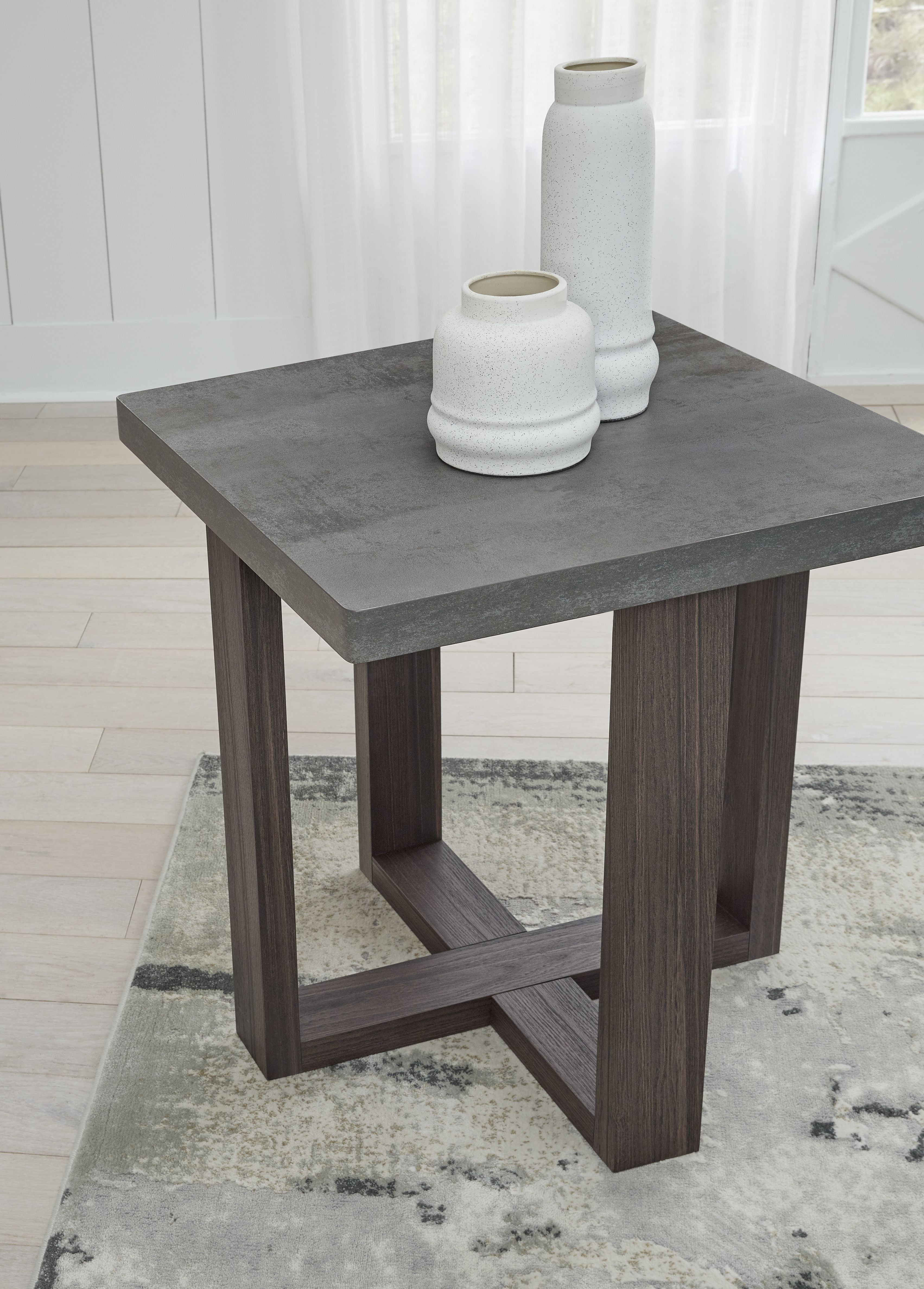 Dynnford - Occasional Table Set (Set of 3) - Gray / Brown
