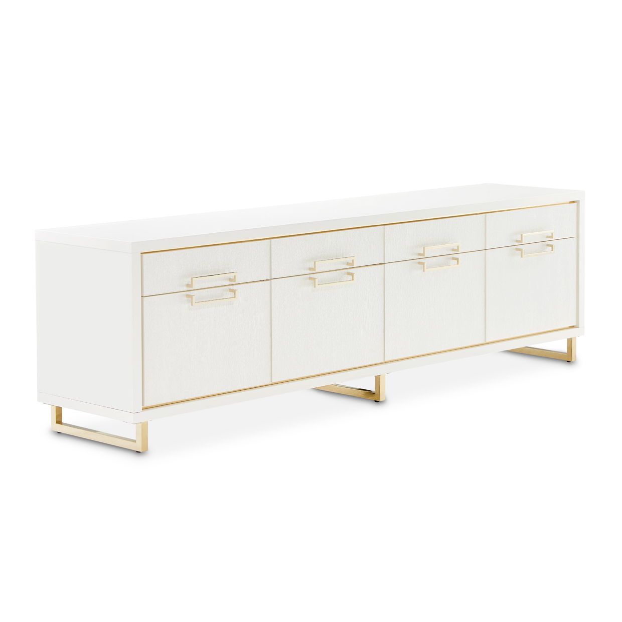 Palm Gate - Media Cabinet - Cloud White