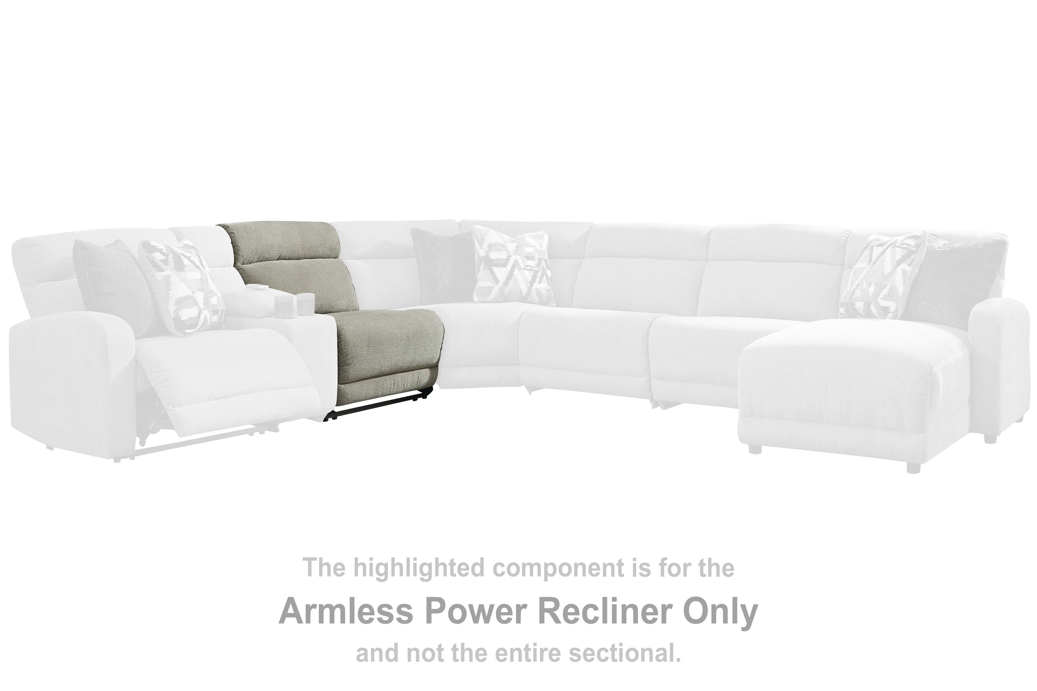 Colleyville - Armless Power Recliner - Beige