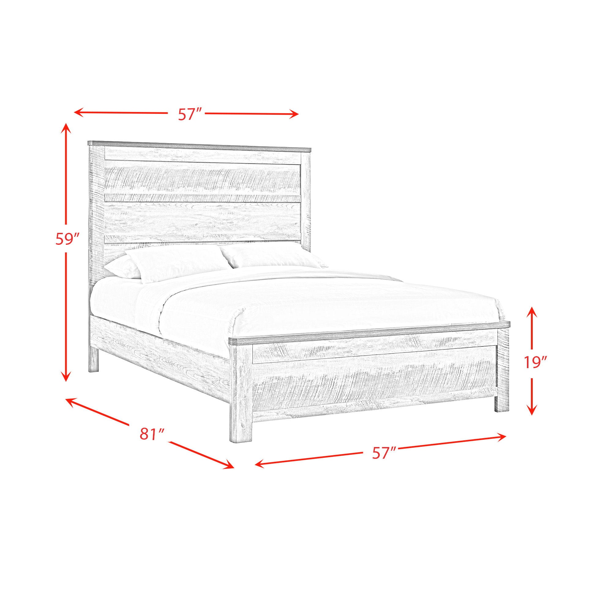 Millers Cove - Panel Bed